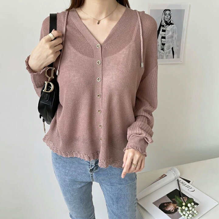 楽天市場】【3/22！クーポンで2,440円】 カーディガン 薄手 夏 