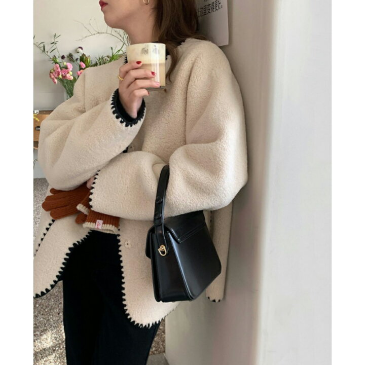楽天市場】【OUTLET！クーポンで5,000円】 ボア ジャケット レディース 