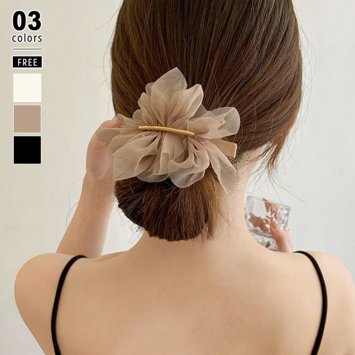 楽天市場】【4/5！クーポンで690円】 バレッタ ヘアアクセサリー ヘア 
