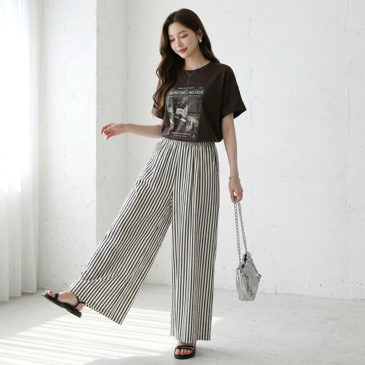 楽天市場】【6/25！クーポンで2,850円】 接触冷感 ワイドパンツ 