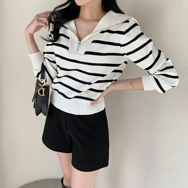 楽天市場】【OUTLET！クーポンで1,584円】 セーラーカラー ボーダー 
