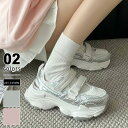 【OUTLET！クーポンで1,668円】 スニーカー サンダル 厚底 レディース スニーカーサンダル 疲れない 軽量 ベルクロ スポーツサンダル 厚底スニーカー 厚底サンダル 歩きやすい サンダル風 靴 メッシュ シューズ 通気性 痛くない 履きやすい カジュアル 夏 春 cocomomo