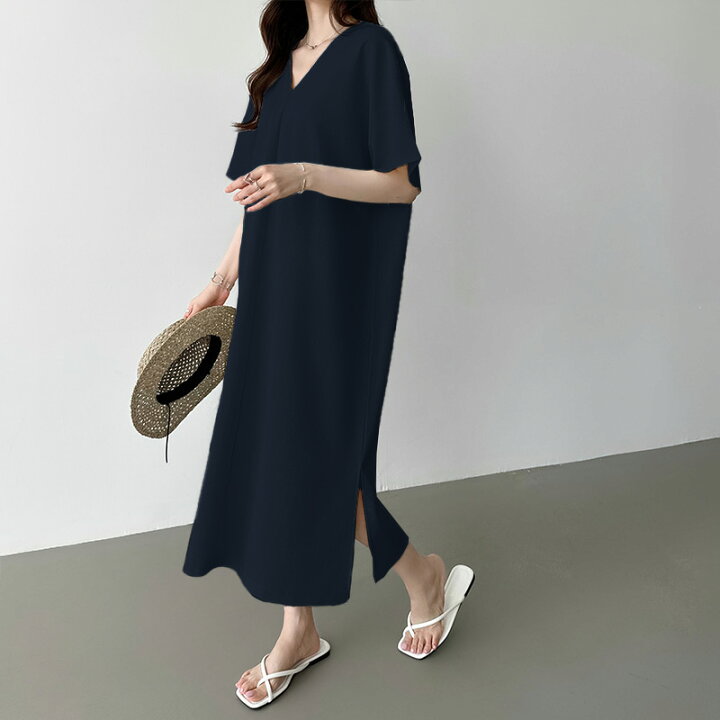 楽天市場】【OUTLET！クーポンで2,080円】 ワンピース リネン混 ロング 