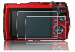 2������ Olympus �I�����p�X Tough TG-6 TG-5 TG-4 �p �\�ʍd�x 9H 0.3mm ���Y���K���X�̗p �����K���X �t���ی�t�B���� �K���X�t�B����