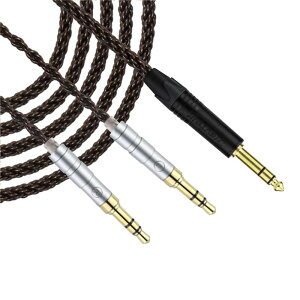 okcsc ZT8 �w�b�h�z���P�[�u�� ���[3.5mm �����P�[�u�� �C���z���E�w�b�h�z���p 8�c ���� SONY�p Hifiman�p HE4XX�EHE-350�EHE1000�ɓK�� 2.5mm�o�����X(4��)��3.5mm�v���O(3��)x2