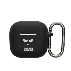 kwmobile یP[X Apple Airpods 4Ή P[X - ϏՌ VR P[XJo[ Don't touch my headphonesfUC