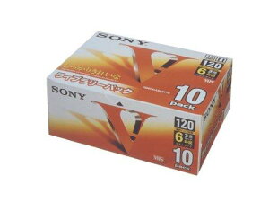 SONY �^��pVHS�r�f�I�J�Z�b�g�e�[�v 120�� 10�� �X�^���_�[�h 10T120VL