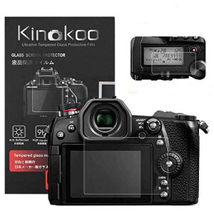 kinokoo �f�W�^���J�����t���ی�t�B���� �t���v���e�N�^�[ Panasonic Lumix DC-G9��p �t�����j�^�[�p�K���X�v���e�N�^�[�ƕ\���o�l���p�����\�ی�t�C�����Z�b�g 2�Z�b�g