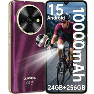 OUKITEL C59 Pro X}[gtH { SIMt[ 2025 24GB RAM+256GB ROM 1TBg\ Android 15 X}z 6.88C` HD+ 90HzSIMt[ X}z {