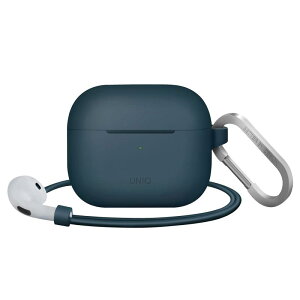 UNIQ AirPods 3 �P�[�X Airpods ��3���� �P�[�X ���C�����X�[�d�Ή� �Ռ� �z�� �ی� LED�� �V���R���J�o�[ �J���r�i/�X�g���b�v �t�� Vencer