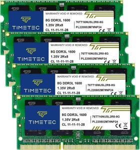 Timetec Hynix IC m[gPCp DDR3L 1600 MHz PC3 12800 1.35v 204 Pin SODIMM Laptop memory upgrade