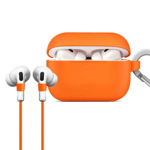UNIQ AirPods Pro2 �P�[�X AirPodsPro2�ɑΉ� �P�[�X ���C�����X�[�d�Ή� �Ռ� �z�� �ی� LED�� �V���R���J�o�[ �J���r�i/�X�g���b�v�t�� Vencer