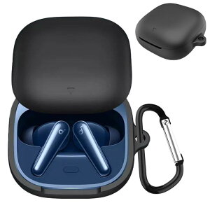 TOORQR For anker soundcore liberty 4 �P�[�X �J�o�[ anker soundcore liberty 4�V���R���f�� �P�[�X �ی�J�o�[ �h�� �h�o �����h�~ �L�Y�h�~ �S�ʕی� �y�� �J���r�i�t��