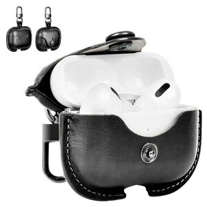 JXRICH For AirPods Pro �P�[�X ��2���� �G�A�[�|�b�Y�v�� 2�P�[�X �{�v �C�^���A�����U�[ �G�A�[�|�b�Y�v�� �p �J�o�[ ���� PU�v �S�ʕی� �ϏՌ� �O��LED�����v����
