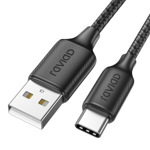 RAVIAD USB Type C P[u ^Cvc P[u 3A }[d QuickCharge3.0Ή USB2.0Ki USB-A to USB-C R[h ϋviC҂݃^Cvc@Ή