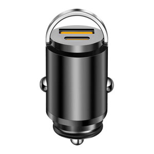 BELIYO【2022 車載充電器 ミニモデル 】 メタリック 36W/6A 最新ミニモデル シガーソケット usb デュアルQC3.0ポート 車載充電器車usb 高速車の充電器 急速充電 超小型 超軽量 Apple、Android、Huawei、Sam