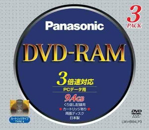 �p�i�\�j�b�N DVD�|RAM ����9�D4GB TYPE4 3��