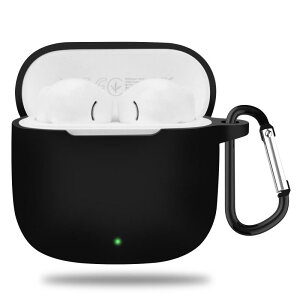 ANYOI �Ή� huawei freebuds 5 �P�[�X ���ɔ� �t��V���R���f�� LED�� �ϏՌ� �h�� �h�o �y�ʃf�U�C�� ���C�����X�[�d�Ή� ���h�~ �����h�~ �V���v���X���� �J���r�i�t��(�u���b�N)