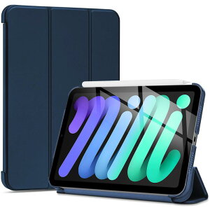 ProCase iPad Mini A17 Pro 7 2024 Mini6 P[X 2021 8.3C`AX O܂X^h n[hobNJo[AKp@FiPad Mini A17 Pro 7 2024AMini 6 2021