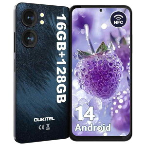 OUKITEL C58 SIMt[ X}[gtH { 16GB RAM+128GB/1TB 6.7C`HD  5150mAheʃobe[ 13MP+5MPJ 4G fA SIMX}z /wF OTG GPSΉ docom