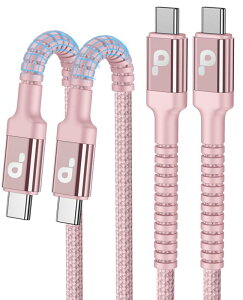 2 Pack PDΉ 60W }[d USB C to USB C P[u 30cm Z Type C to C P[uf[^]
