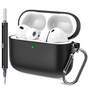 Oldstar AirPods Pro 3 �P�[�X 2025�N �V���R�� �ی�P�[�X �ϏՌ��� AirPods Pro ��3���� ��p�J�o�[ LED���C�g�������� �G�A�[�|�b�Y �v��3 ���h�~ �h�o �y�� �����h�~ �j���Ə��� ���C�����X�[�d�Ή�
