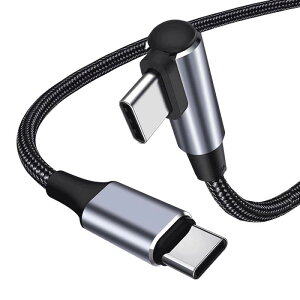 USB Type C �P�[�u�� L�� 100W/5A PD�Ή� QC 4.0�}���[�d �����f�[�^�]�� E-Mark�`�b�v���� ���ϋv�i�C�����҂� Type c to Type c �^�C�vC �[�d�P�[�u�� MacBook Pro�AiPad Pro/Air�A