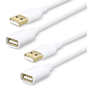 Fasgear USB 2.0�����P�[�u�� - A�I�X-A���X�[�d����ѓ���USB�����R�[�h (5M, �z���C�g)