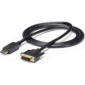 StarTech.com DisplayPort - DVI変換ケーブル 1.8m ディスプレイポート オス DVI-D オス 1920x1200 DP2DVI2MM6