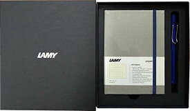 新入学 お祝い プレゼント LAMY ラミー ペンペーバーギフトセット サファリ シャープペンシル 0.5mm ブルー/ノート Hオーシャンブルー ギフトボックス入り
