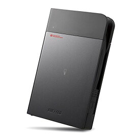 BUFFALO ICカードセキュリティ 強制暗号化 ウイルスチェック 耐衝撃ポータブルHDD 2TB HDS-PZN2.0U3TV3