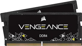 CORSAIR DDR4-2400MHz ノートPC用 メモリ VENGEANCE シリーズ 32GB 16GB 2枚 CMSX32GX4M2A2400C16