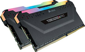 CORSAIR DDR4-3000MHz デスクトップPC用 メモリモジュール VENGEANCE RGB PRO シリーズ 16GB 8GB 2枚 CMW16GX4M2C3000C15