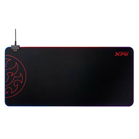 XPG ゲーミング ラージマウスパッド BATTLEGROUND XL PRIME RGB サイズ 横 奥行 900 420 厚さ 4mm BKCWWEC