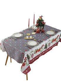 テーブルクロス クリスマス キッチン 飾り付け デコレーション パーティ クリスマスプリント