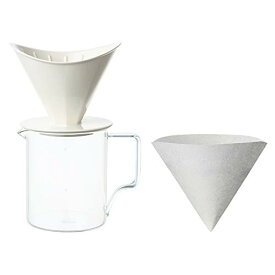 KINTO (キントー) OCT ブリューワージャグセット 4cups ホワイト 目盛付き コーヒー 食洗機使用可 28903