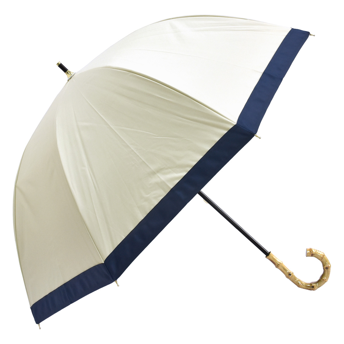 楽天市場日傘 完全遮光 フリル 大きめ 晴雨兼用 軽量 撥水 バンブー