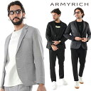 ARMYRICH 快適ストレッチメッシュ素材 Feelloose 2Bテーラードスーツ セットアップ メンズ ビジネスカジュアル ゴルフ対応 ライトグレー ブラック ブラック×チャコール M/L/XL/3L/4L/5L