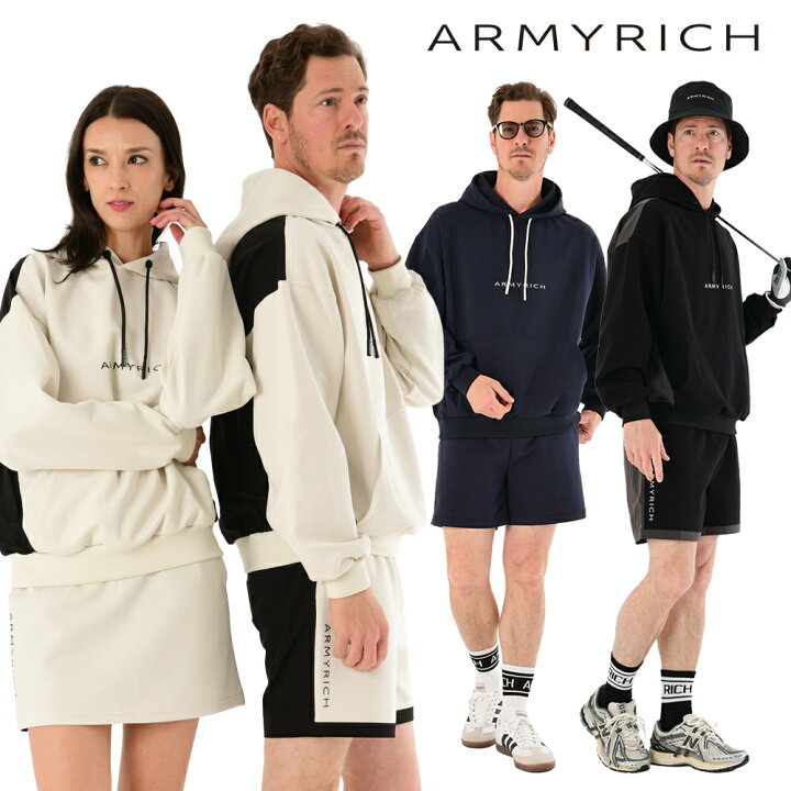 楽天市場】ARMYRICH ナイロン切り替え ボンディング パーカー ショーツ 