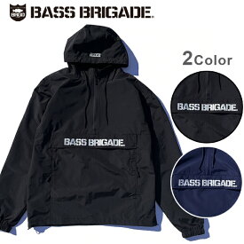 バスブリゲード アノラックジャケット BASS BRIGADE BRGD BB Word Mark Water-Repellent Anorak Jacket ナイロンジャケット 撥水 バスフィッシング デプス バス釣り アウトドア フィッシングブランド 送料無料