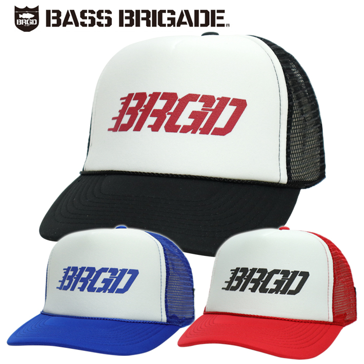 メッシュキャップ BASS BRIGADE バスブリゲード SMTH01 キャップ BB Motion BRGD Logo Trucker Hat バスフィッシング デプス バス釣り アウトドア