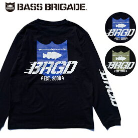 バスブリゲード ロンT 長袖Tシャツ Shield Motion Logo L/S Tee BRDG バスフィッシング デプス メール便送料無料