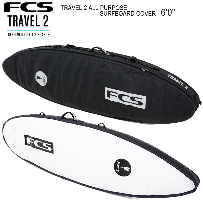 FCS Travel 2 All Purpose Surfboard Bag 