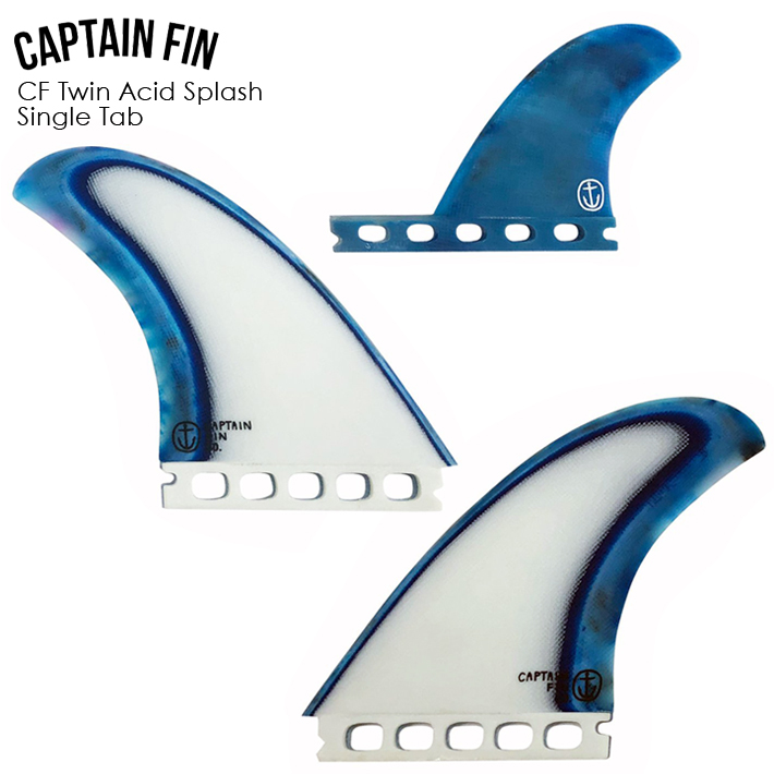 キャプテンフィン 正規販売店 送料無料 CAPTAIN 国内外の人気集結 FIN ロンハーマンやSATURDAYS 【日本限定モデル】 SURFでもセレクト ツインフィン 2+1フィン キャプテンフィンFUTURE フューチャー 1 TWIN + ST ACID フィン BLUEFUTURE SPLASH 2-FIN CF