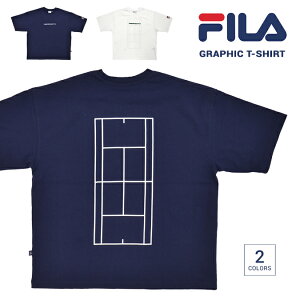 FILA HERITAGE �t�B�� �w���e�[�W T�V���c S/S GRAPHIC T-SHIRT ���� �J�b�g�\�[ �����Y M-XL �l�C�r�[ �z���C�g FM9808 �y�P�i�w���̏ꍇ�̓��[���֔����z�y�o�[�Q���z
