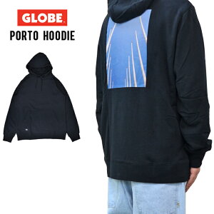 GLOBE �O���[�u �p�[�J�[ Porto Hoodie ���� �v���I�[�o�[ �X�E�F�b�g �t���[�X �����Y M-XL �u���b�N GB02313005 �y�o�[�Q���z