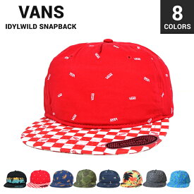 【割引クーポン配布中】 VANS バンズ IDYLWILD SNAPBACK HAT CAP スナップバック キャップ メンズ レディース ユニセックス 帽子 ストリート スケート ヴァンズ