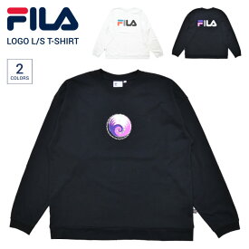 【割引クーポン配布中】 FILA HERITAGE フィラ ヘリテージ ロンT L/S T-SHIRT 長袖 カットソー トップス メンズ M-XL ブラック ホワイト FM9938 【単品購入の場合はネコポス便発送】【バーゲン】