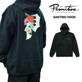 【割引クーポン配布中】 PRIMITIVE プリミティブ パーカー SANTINO HOOD スウェット フリース 長袖 メンズ M-XL ブラック