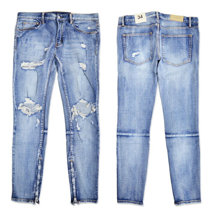 楽天市場】mnml / ミニマル M1 Stretch Denim Blue M1デニム ジーンズ 